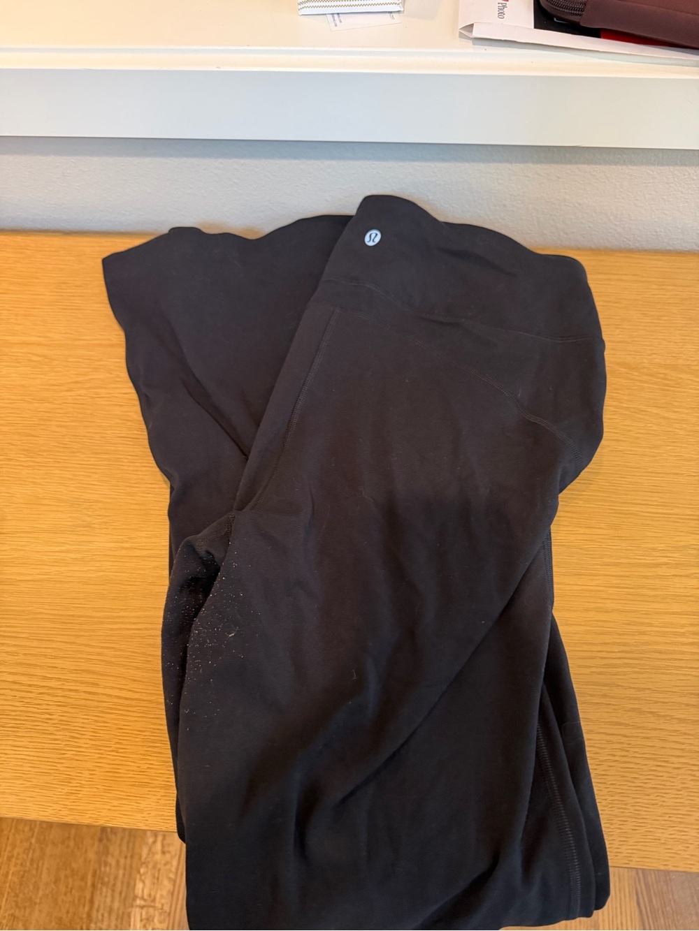 Lululemon Black Athletic Leggings Groove Thermal